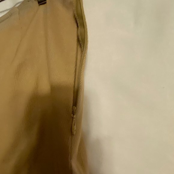 Loft Tan Zippered Leg Pants Size 14 - Picture 9 of 12